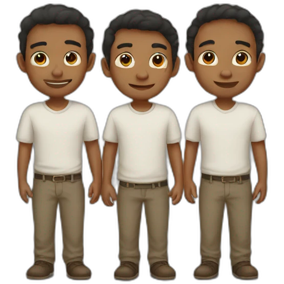 three brothers emoji