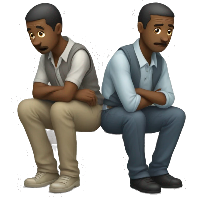 2 people hunching  emoji