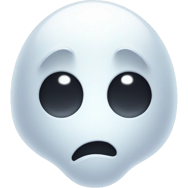 cute ghost face emoji