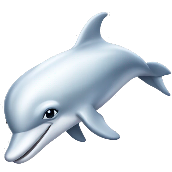 White dolphin  emoji