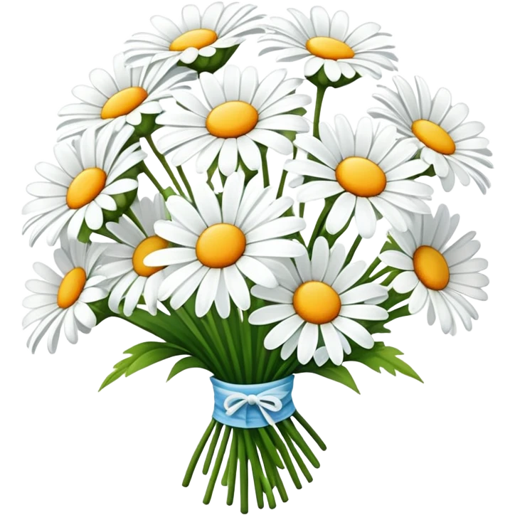 Happy Mother’s Day with daisies emoji