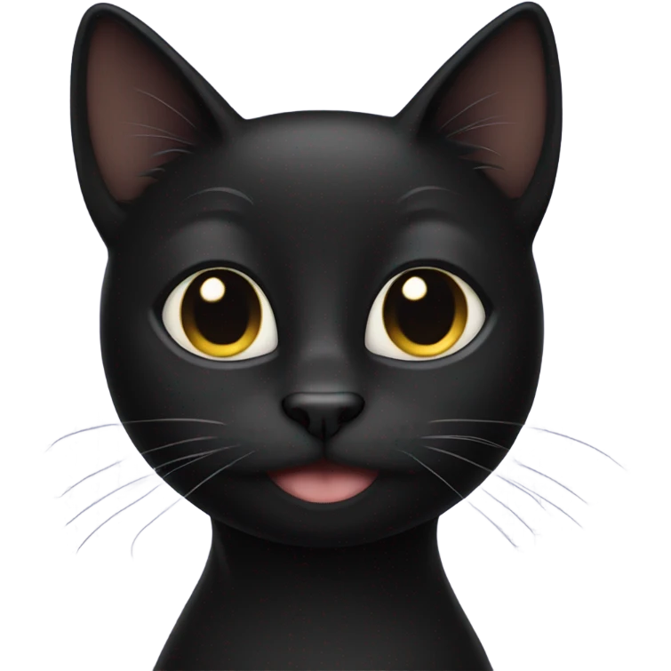Black cat emoji