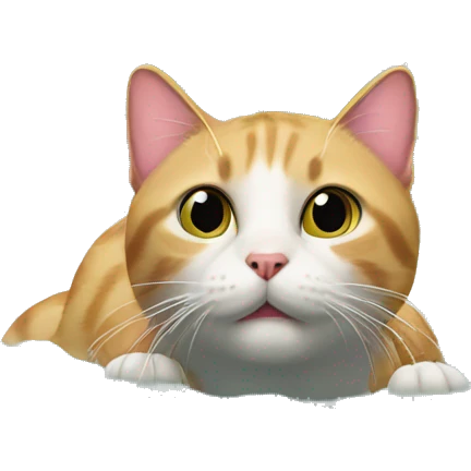cat swimming in Paris emoji