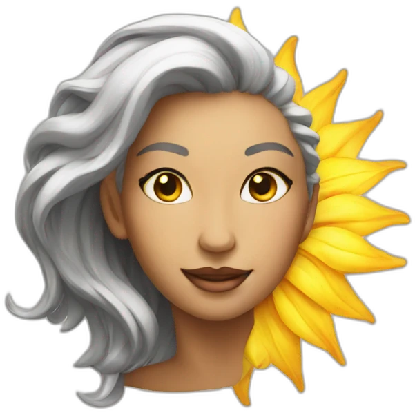 Beauty sun emoji
