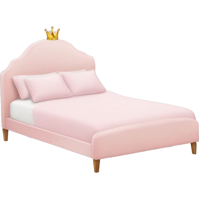 light pink queen size bed  emoji