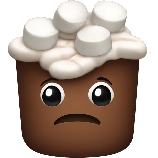 Cocoa with marshmallows  emoji