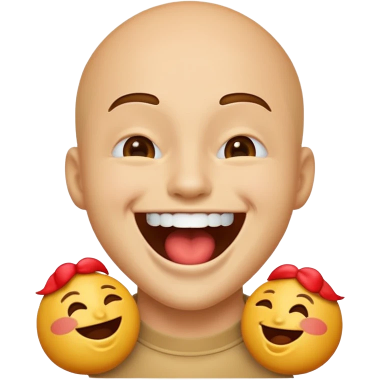 😂😮 mische die zwei emojis (von apple) so das bis auf dem mund alles so ist wie beim ersten und der mund ist wie der zweite emoji