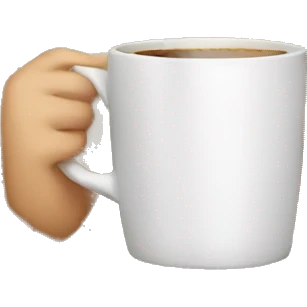 Blonde girl inside a blanket sipping coffee eyes closed emoji