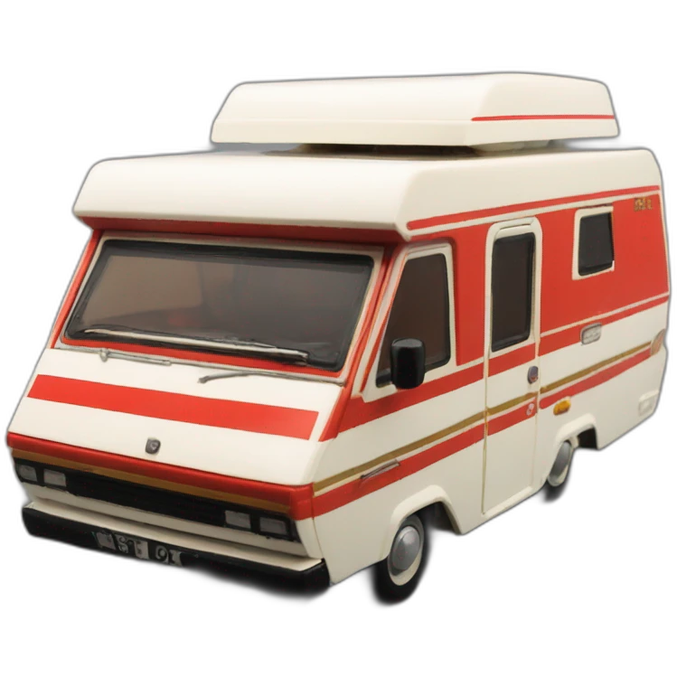 Lord münsterland caravan red Stripe 1985 emoji