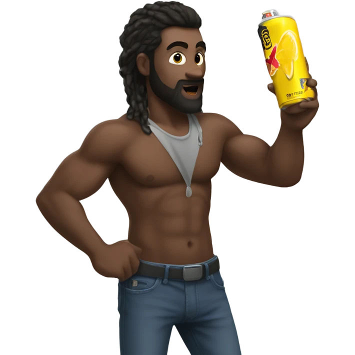 me drinking an energy drink  emoji