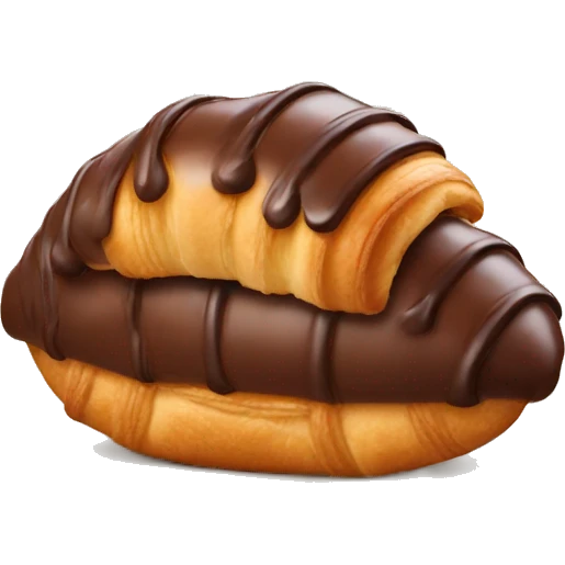 Chocolare croissant emoji