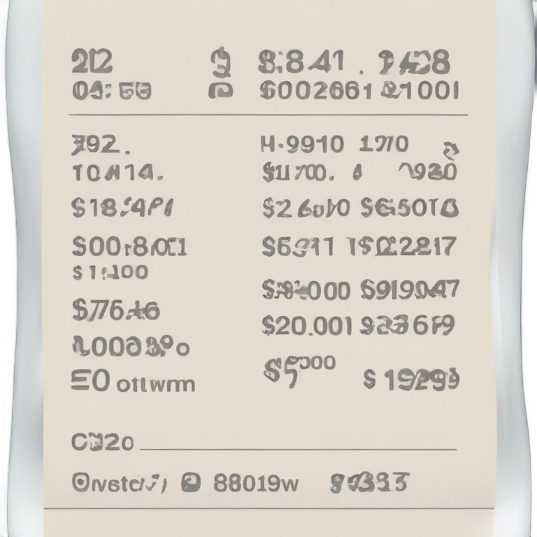 receipt a phone emoji