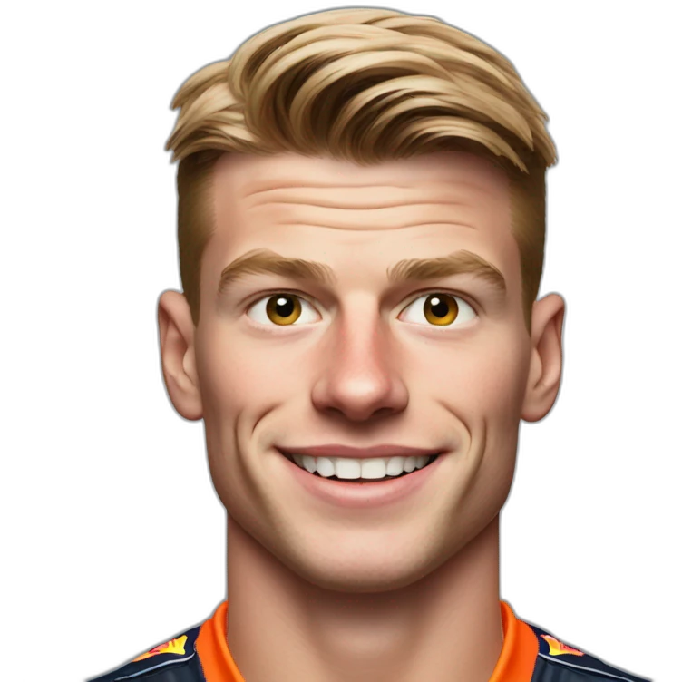 realistic photo of max verstappen emoji