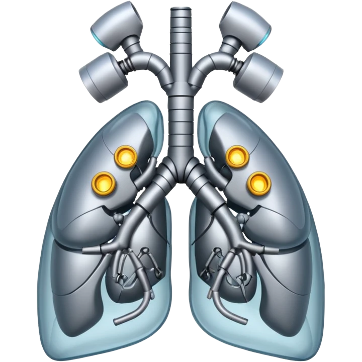 robotic lung emoji