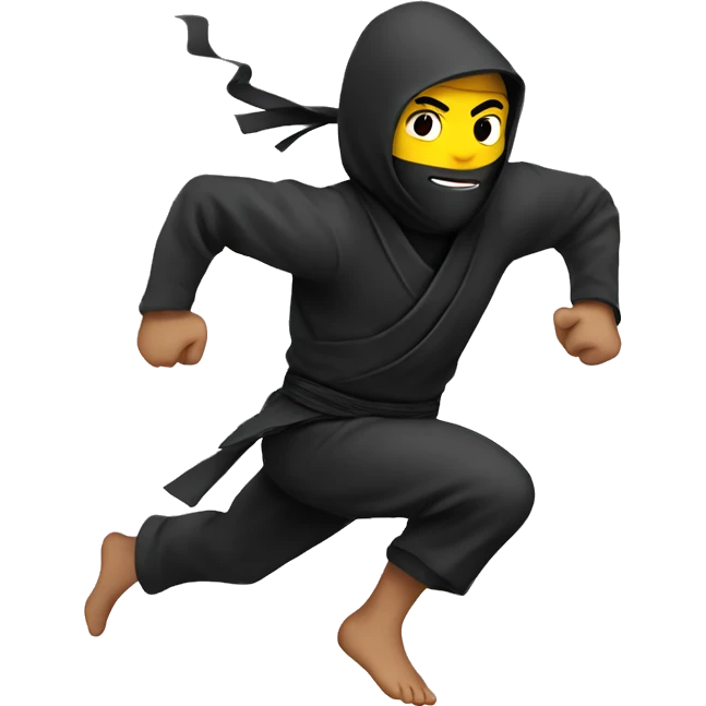 running ninja emoji