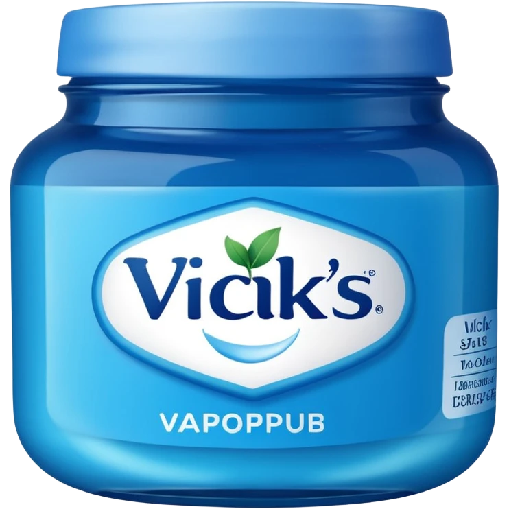 create an Apple style emoji of Vicks Vaporub emoji