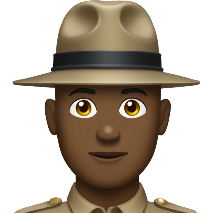 Marine corps drill instructor emoji