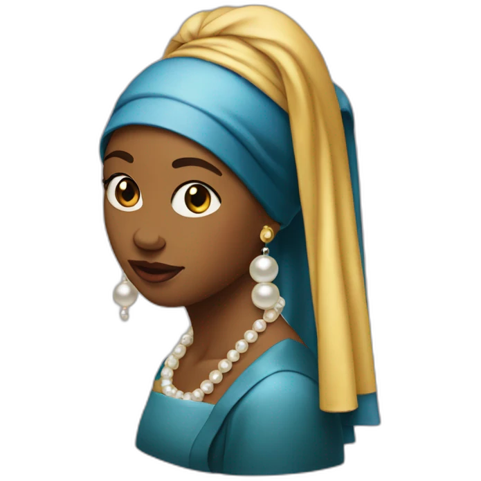 do g with a pearl earring emoji