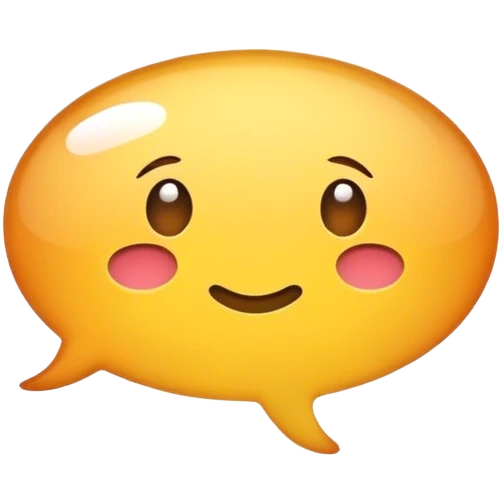 speech bubble emoji