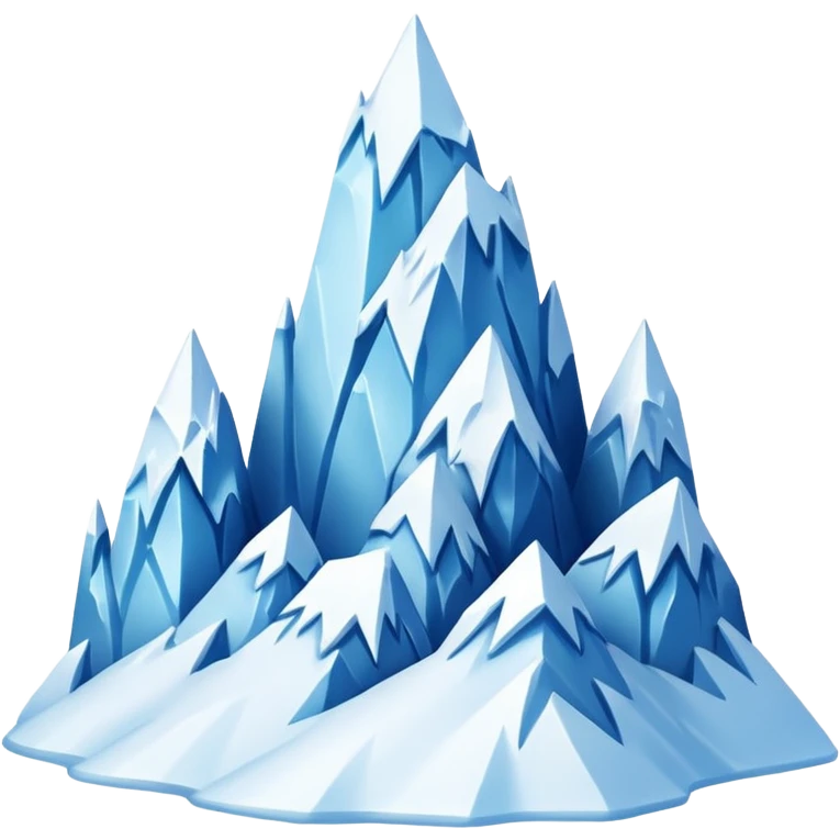 ice mountains emoji