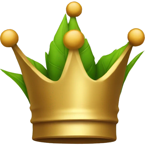 Grow on it a crown emoji