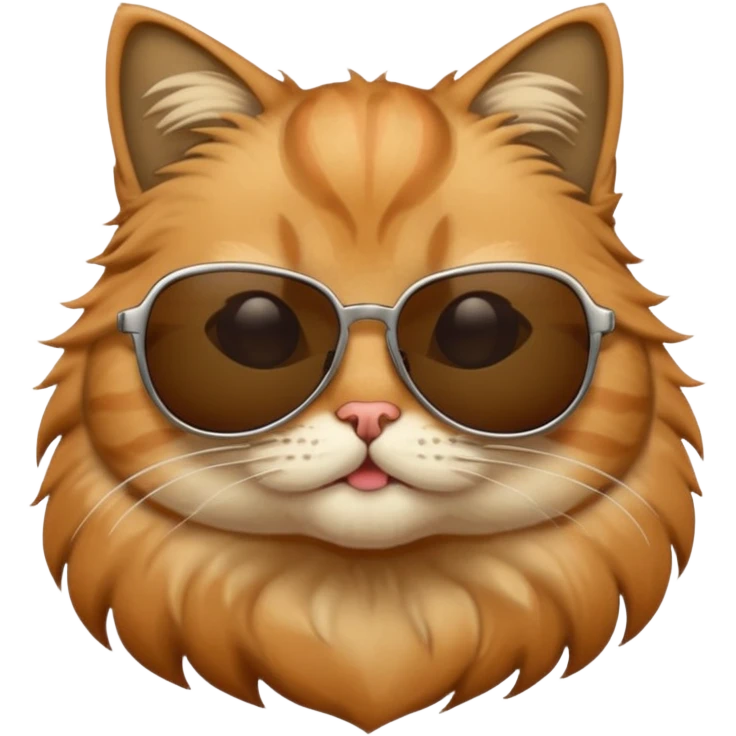 Cat wearing sunglasses emoji