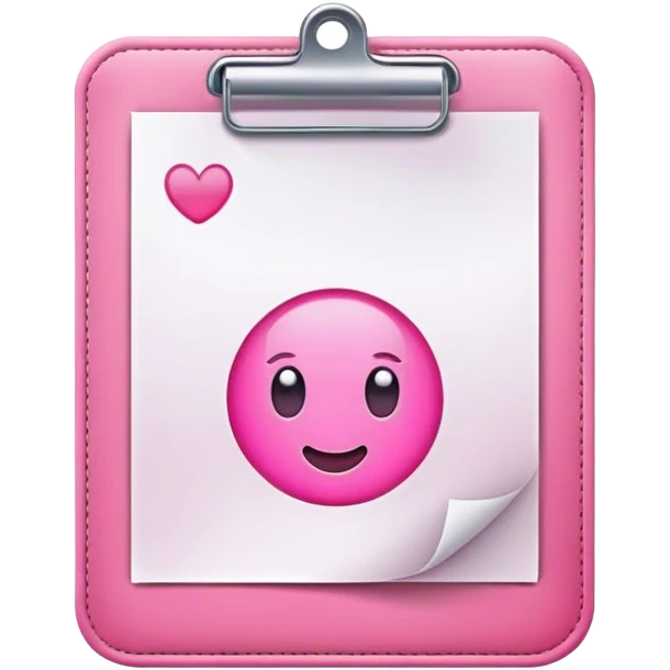 pink id document emoji
