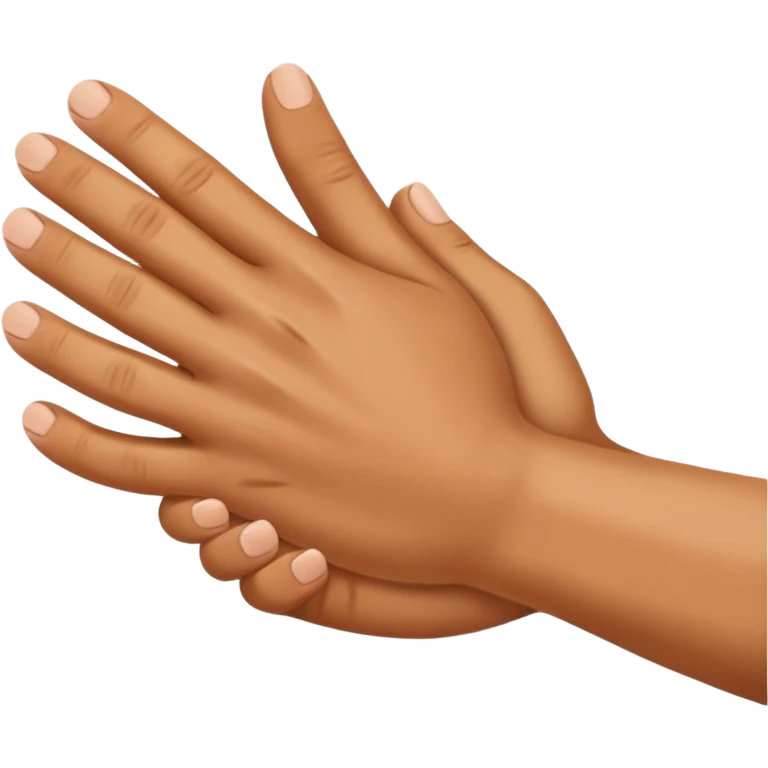 Emoji de una mano pegándole en el trasero emoji