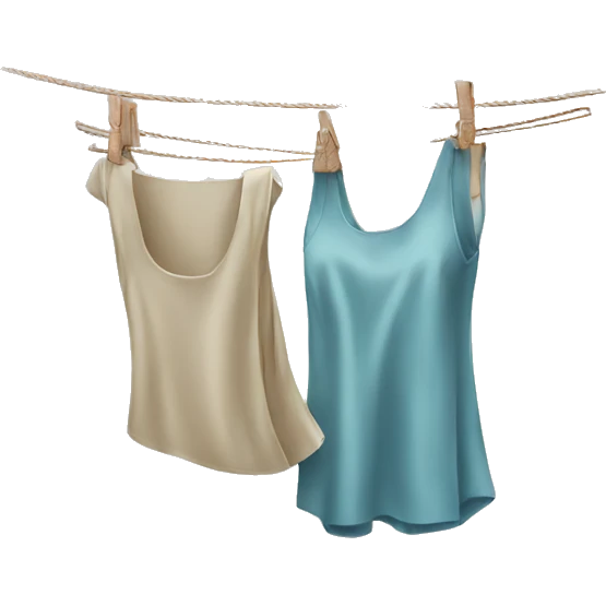 folding clothes line  emoji