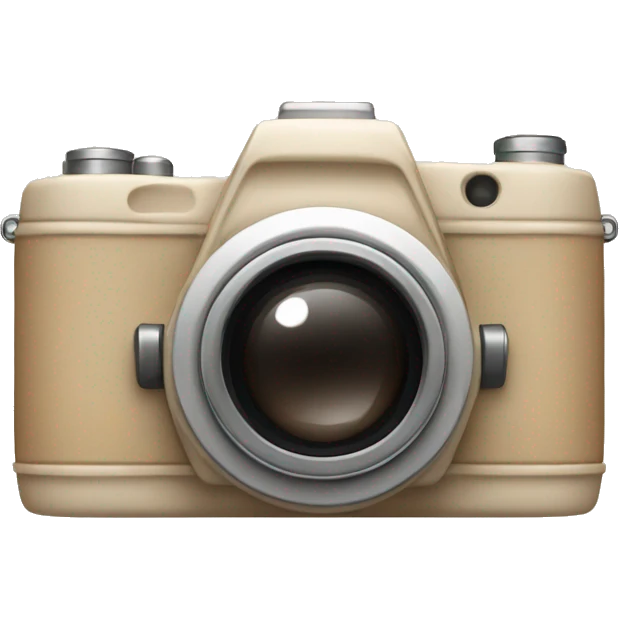 Camera beige emoji