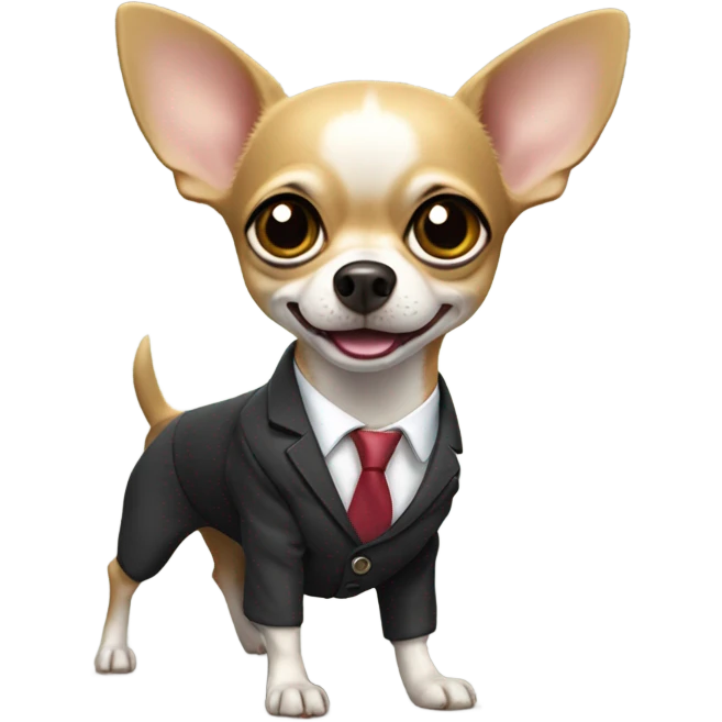 Chihuahua running for president in france emoji