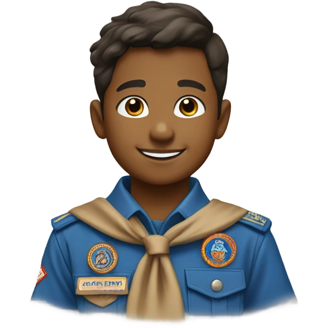 boy scout from Disney Up  emoji