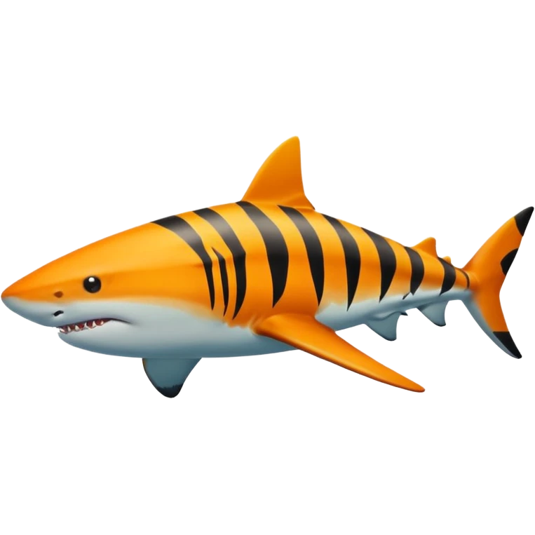 🐅🦈 i want the shark also have the coler of the tiger emoji