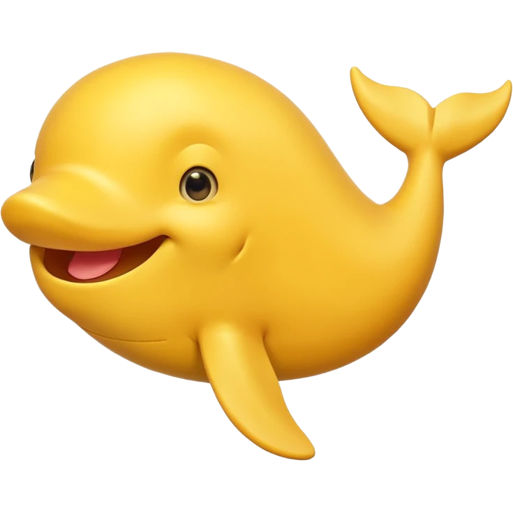 Yellow whale, same as the existing whale emoji but with yellow coloring. emoji