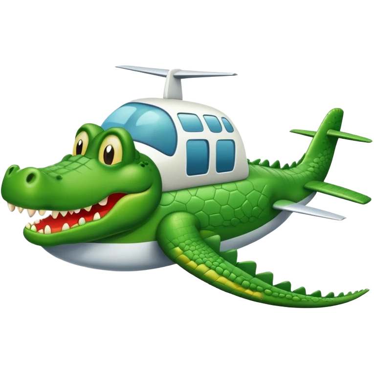 🐊🛩️ emoji