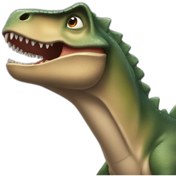Dinosaurio enamorado  emoji