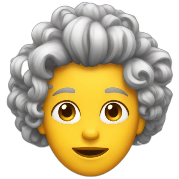 crazy hair mary emoji