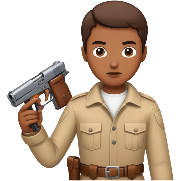 Shooting myself emoji