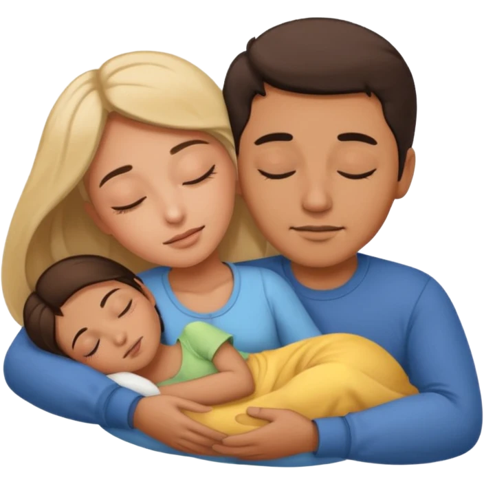 A man holding a sleeping woman emoji