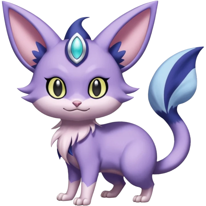 Rattata-Meowstic-Noibat-Skitty-Espeon-Purrloin-Fakemon-hybrid-creature (full body) emoji