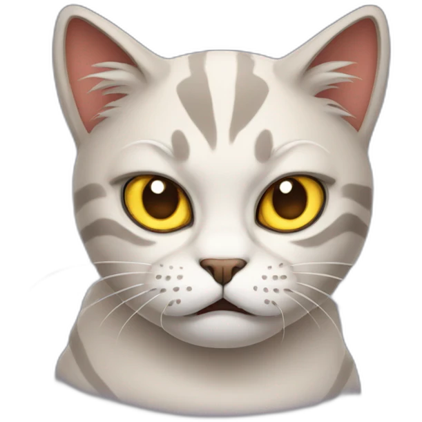 angry cat emoji