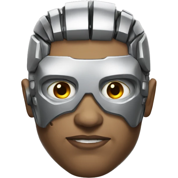 Cyborg DC emoji