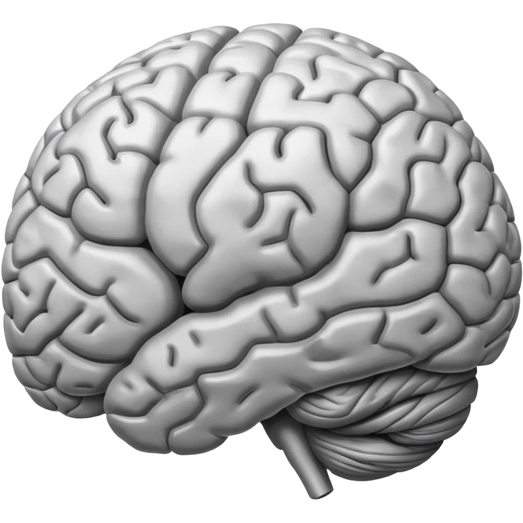 human brain emoji