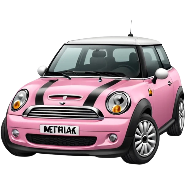 pembe mini cooper emojisi hazırlar mısın emoji