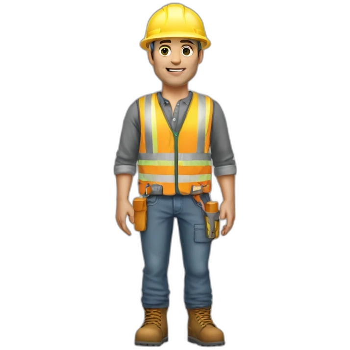 white skin road builder full body emoji