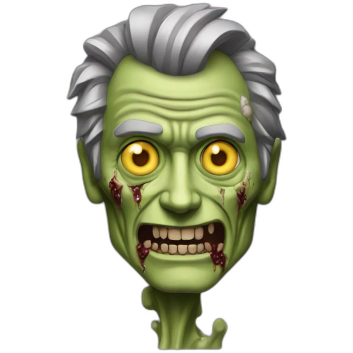 Jonnhy Hallyday zombie emoji