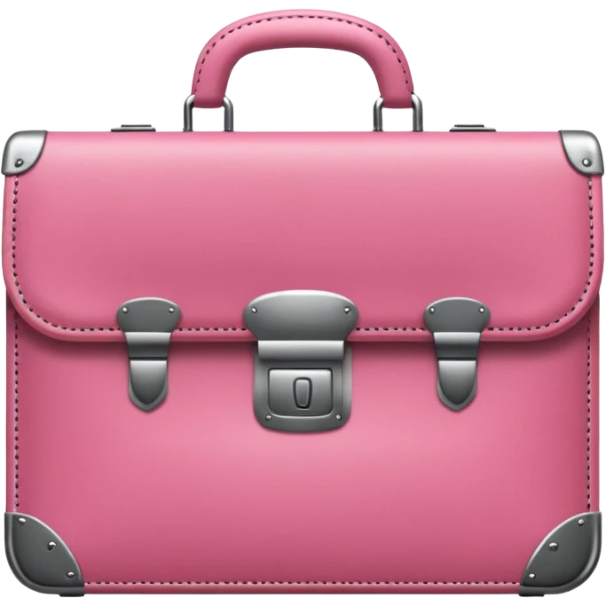 Pink briefcase emoji