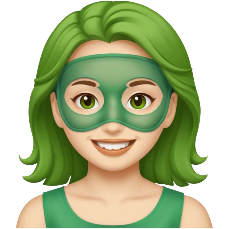an emoji of a girl doing skincare emoji