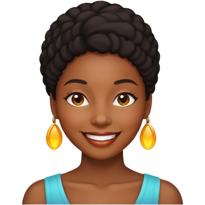 Black woman emoji