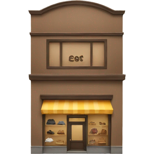 brown clothing store emoji